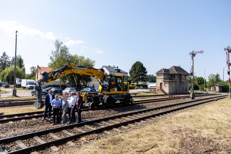 Baubeginn für die Erhaltungsinvestition der Eisenbahnstrecke Nossen – Meißen